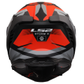 LS2 FF818 STORM III KOMAI BLACK RED XXL