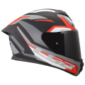 LS2 FF820 RAPID III HYPER BLACK RED XL