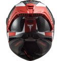 LS2 FF805 THUNDER C RACING1 GL.RED WHITE