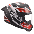 LS2 FF820 RAPID III XTREM WHITE BLACK RED XL