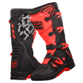 LS2 RAPTOR MAN BOOTS BLACK RED