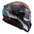LS2 FF811 VECTOR II C SAVAGE WHITE BLUE RED-06 4XL
