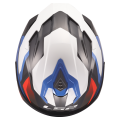 LS2 FF817 CHALLENGER II VIPER WHITE BLUE RED XXS