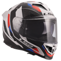 LS2 FF818 STORM III SPORTY WHITE BLUE RED 3XL