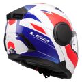 LS2 FF902 SCOPE II DURIA WHITE BLUE RED-06 XL