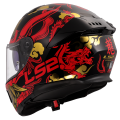 LS2 FF808 STREAM II DRAKO BLACK RED-06 XXL