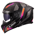 LS2 FF818 STORM III SPORTY GREY PURPLE L