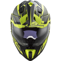 LS2 MX701 EXPLORER ALTER MATT BLACK H-V YELLOW M
