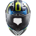 LS2 FF805 THUNDER C RACING1 GL.BLUE H-V YELLOW XXL