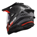 LS2 MX701 EXPLORER HEXA BLACK RED GREY-06 XL