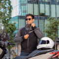 LS2 THROTTLE MAN JACKET BLACK DARK GREY L