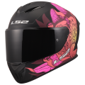 LS2 FF820 RAPID III POPPIES II BLACK PINK XXS