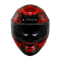 LS2 FF800 STORM II TRACKER BLACK RED-06 XL