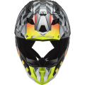 LS2 MX703 C X-FORCE BARRIER H-V YELLOW RED-06 S
