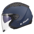 LS2 OF600 COPTER II SOLID MATT NAVY BLUE-06 M