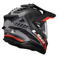 LS2 MX701 EXPLORER HEXA BLACK RED GREY-06 XL