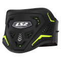 LS2 KOKU KIDNEY BELT BLACK H-V YELLOW 3XL-5XL