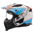 LS2 OF606 DRIFTER DEVOR M.WHITE BLUE-06 XL