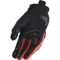 LS2 DART 2 MAN GLOVES BLACK RED