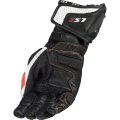 LS2 SWIFT RACING GLOVES BLACK WHITE RED L