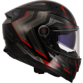 LS2 FF811 VECTOR II ALIZER BLACK RED-06 S