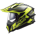 LS2 MX701 EXPLORER ALTER MATT BLACK H-V YELLOW M