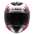LS2 FF820 RAPID III POPPIES II WHITE PINK L