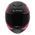LS2 FF820 RAPID III POPPIES II BLACK PINK XXS