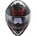 LS2 FF800 STORM II NERVE MATT BLACK RED-06 S