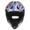 LS2 MX708 FAST II GROTESK WHITE BLUE RED-06 L