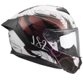 LS2 FF820 RAPID III BOHO WHITE BLACK PINK L