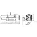 COMEUP Cub 4 12V STD, 4000lbs, steel rope