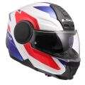LS2 FF902 SCOPE II DURIA WHITE BLUE RED-06 XL