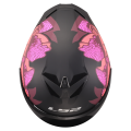 LS2 FF820 RAPID III POPPIES II BLACK PINK XXS