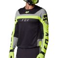 FOX Flexair Efekt Jersey  - L, Fluo Yellow MX23