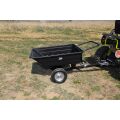 SHARK GARDEN 150 vozík za čtyřkolku, zahradní traktůrek, s adpatérem na tažné, černý