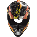LS2 MX700 SUBVERTER ARCHED BLACK YELLOW RED XXL
