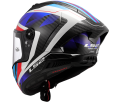 LS2 FF805 THUNDER GP AERO RAUTE BLUE RED-06 M