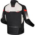 LS2 APEX MAN JACKET BLACK WHITE RED 3XL