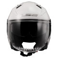 LS2 OF603 INFINITY II SOLID GLOSS WHITE-06 XL