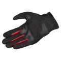 LS2 ATOM MAN GLOVES BLACK RED L