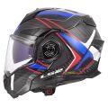 LS2 FF901 ADVANT X C FUTURE II WHITE BLUE-06 XS