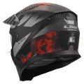 LS2 OF606 DRIFTER GAS GREY RED-06 XXL