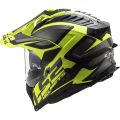 LS2 MX701 EXPLORER ALTER MATT BLACK H-V YELLOW M