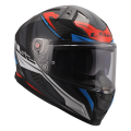 LS2 FF811 VECTOR II C SAVAGE WHITE BLUE RED-06 4XL