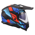 LS2 MX702 PIONEER II BLOCK BLACK RED BLUE-06 XS