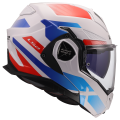 LS2 FF901 ADVANT X NOVA WHITE BLUE RED-06 S