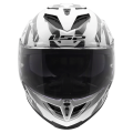 LS2 FF818 STORM III KAOS WHITE GREY XXL
