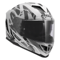 LS2 FF818 STORM III KAOS WHITE GREY XXL