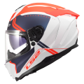 LS2 FF817 CHALLENGER II TITAN WHITE BLUE RED S